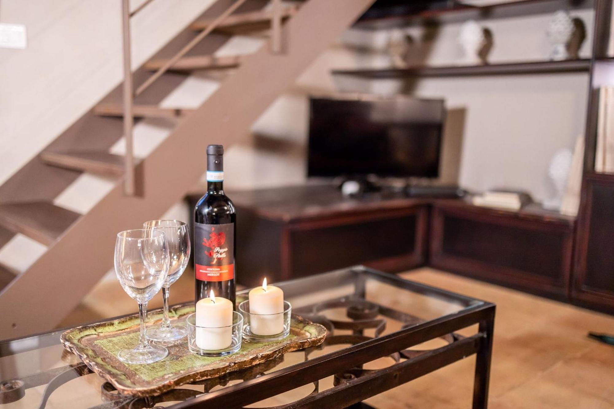 Stylish Apartment In The Historic Center Of Cortona Esterno foto