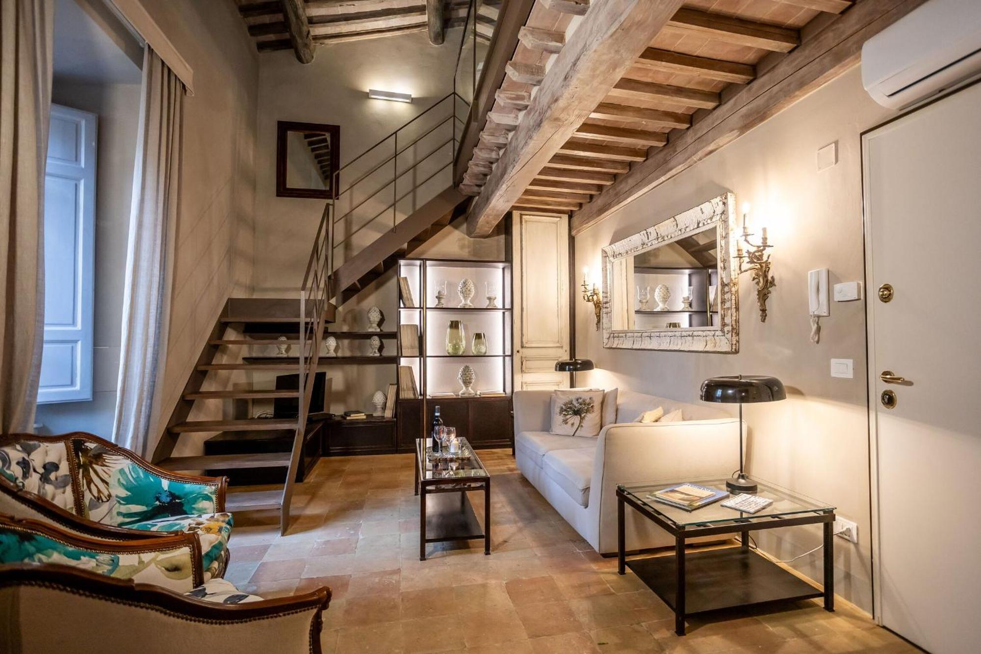 Stylish Apartment In The Historic Center Of Cortona Esterno foto