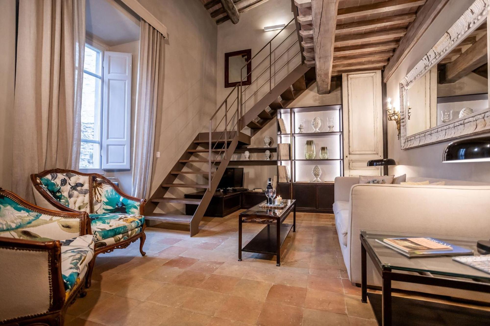 Stylish Apartment In The Historic Center Of Cortona Esterno foto
